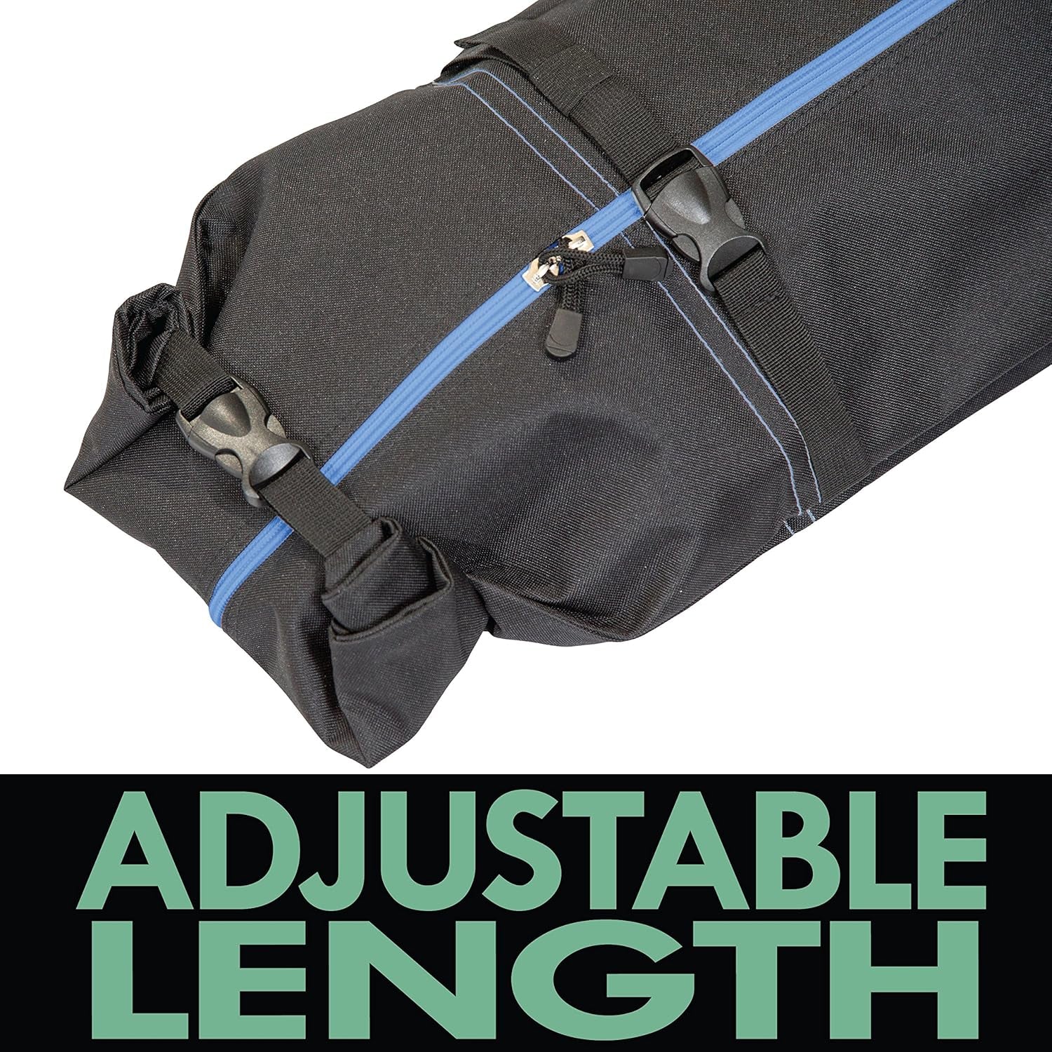 Ski Bag and Ski Boot Bag Combo - Ski Bags for Air Travel - Unpadded Snow Ski Bags Fit Skis up to 200Cm - for Men, Women, Adults, and Children