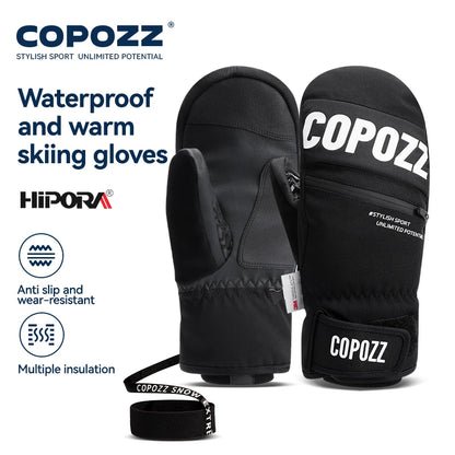 Upgrade Thicken Ski Gloves Winter Men Women 3M Thinsulate Thermal Snowboard Gloves Waterproof Warm Mittens Ski Gloves