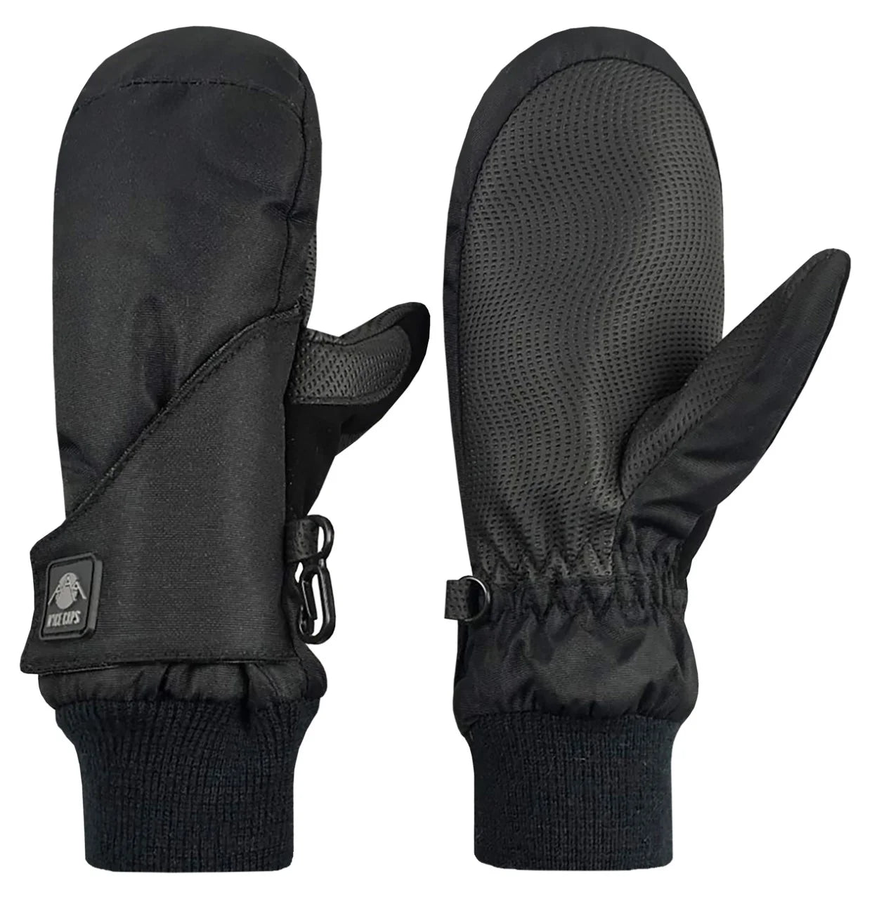 Kids Unisex Thinsulate Waterproof Winter Snow Mittens Insulated Toddler Male Black