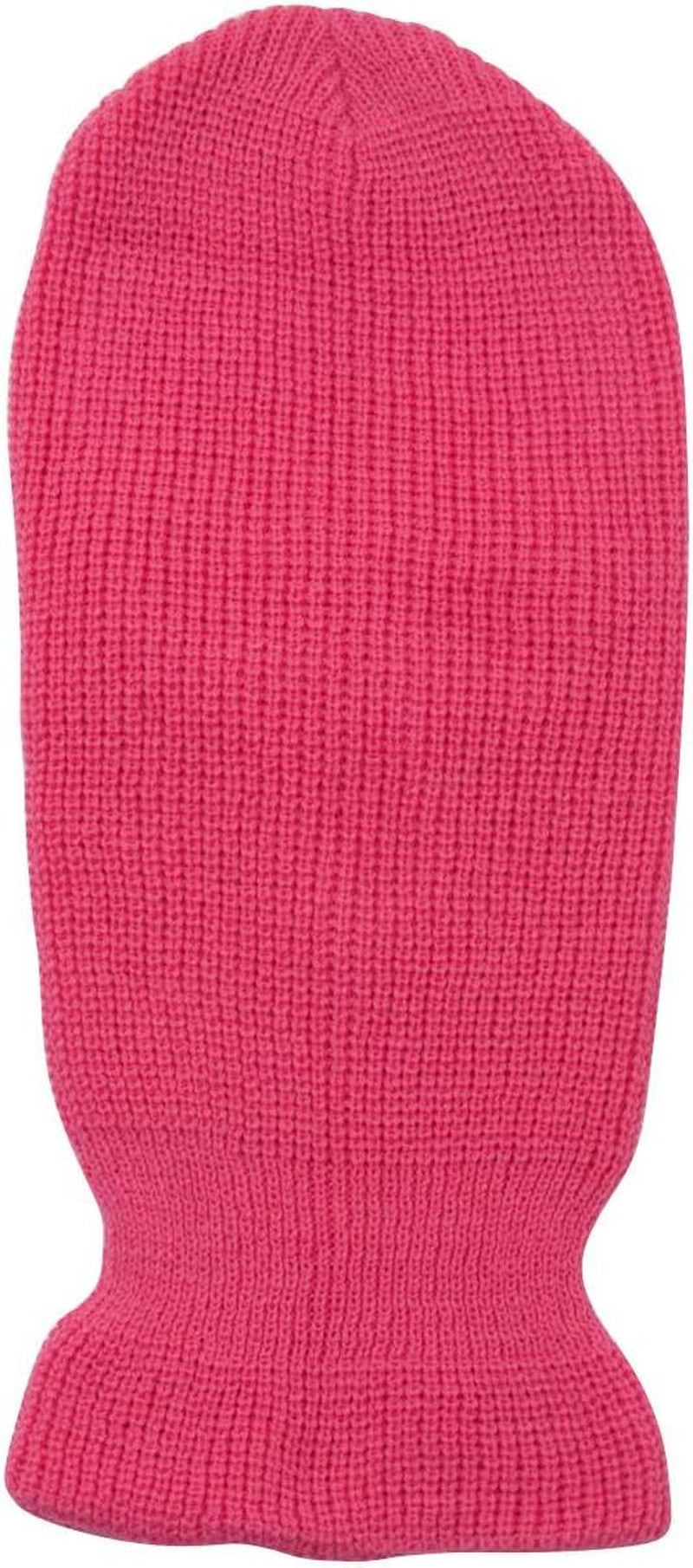 Rainbow Unicorn Ski 3 Hole Mask, Hot Pink