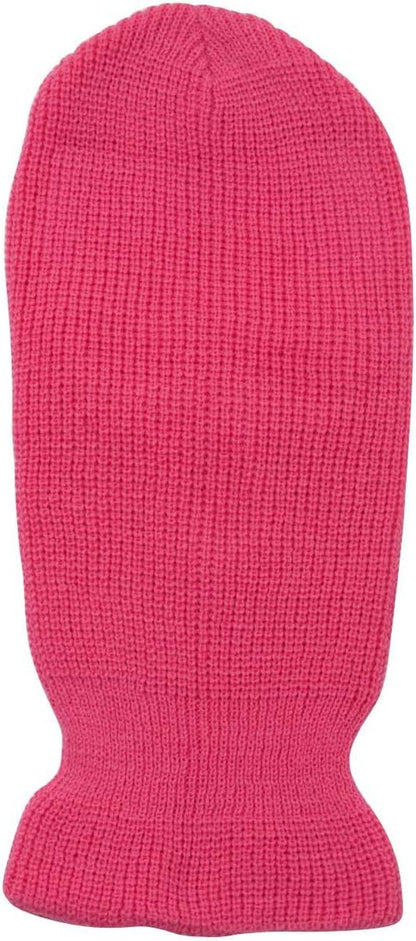 Rainbow Unicorn Ski 3 Hole Mask, Hot Pink