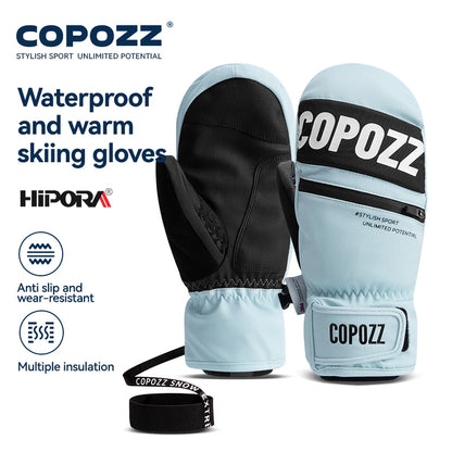 Upgrade Thicken Ski Gloves Winter Men Women 3M Thinsulate Thermal Snowboard Gloves Waterproof Warm Mittens Ski Gloves