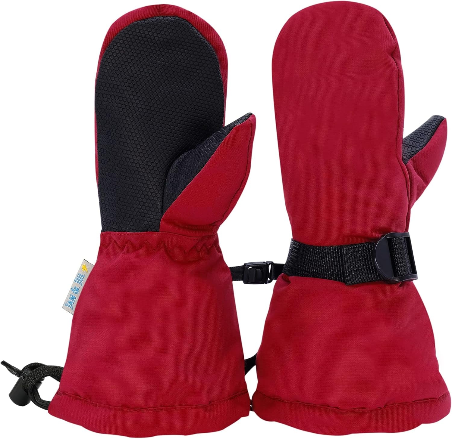Girls’ Insulated Waterproof Snow Mittens for Toddler and Kids