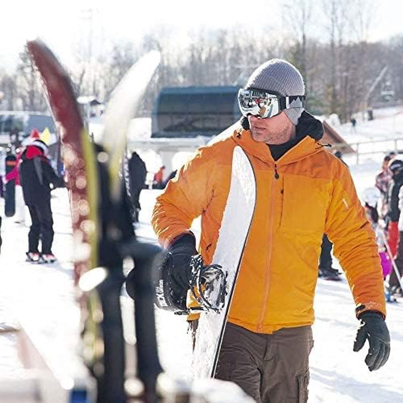 Ski Goggles PRO - Frameless, Interchangeable Lens 100% UV400 Protection Snow Goggles for Men & Women
