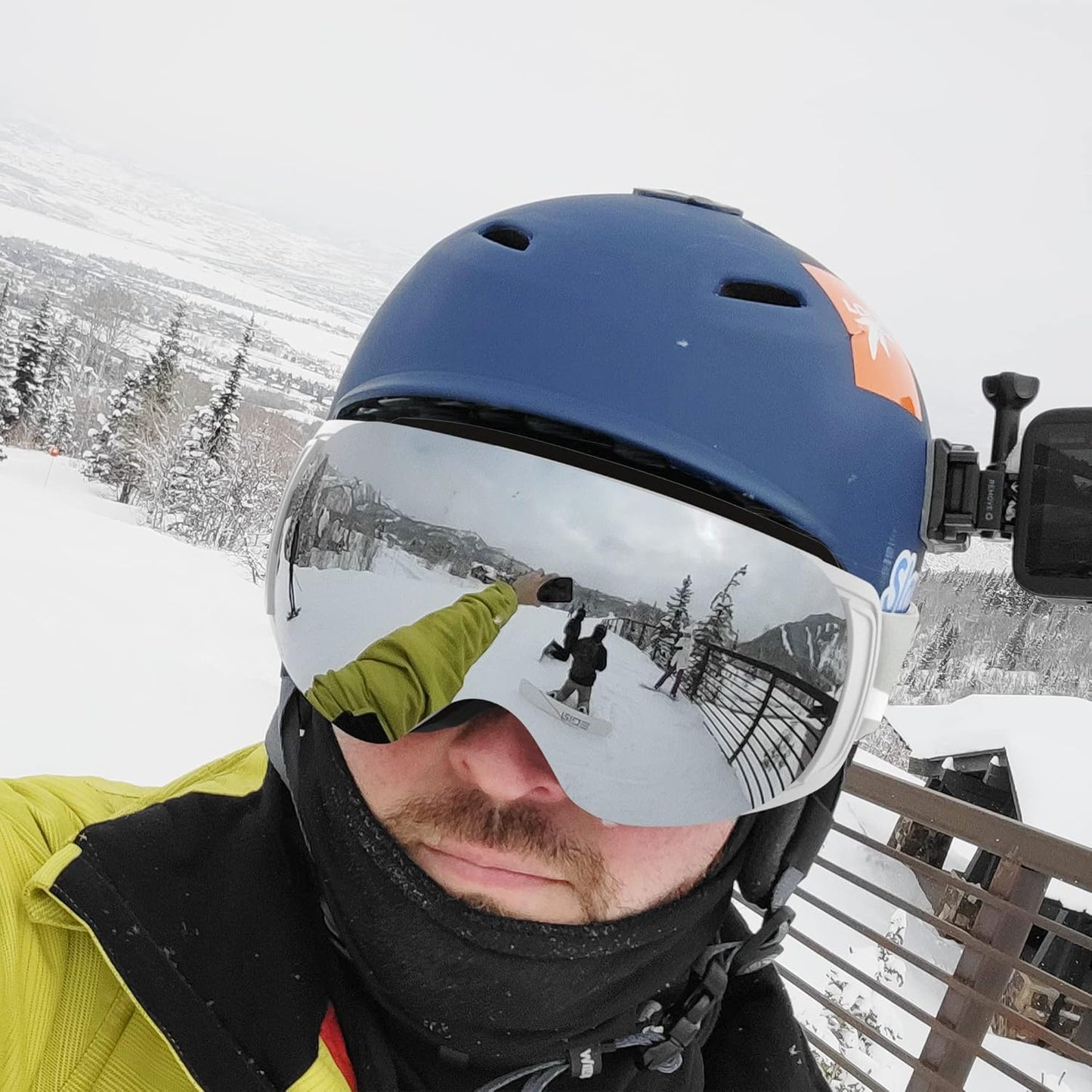 Ski Goggles OTG for Women Men Adult Youth-Over Glasses Snow Goggles-Interchangeable Lens,Anti Fog Snowboard Goggles
