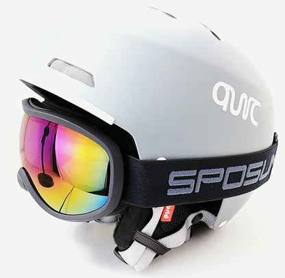Ski Goggles over Glasses with Dual Lens, Anti-Fog Anti-Uv Snow Goggle for Men Women Youth Skiing Snowmobile