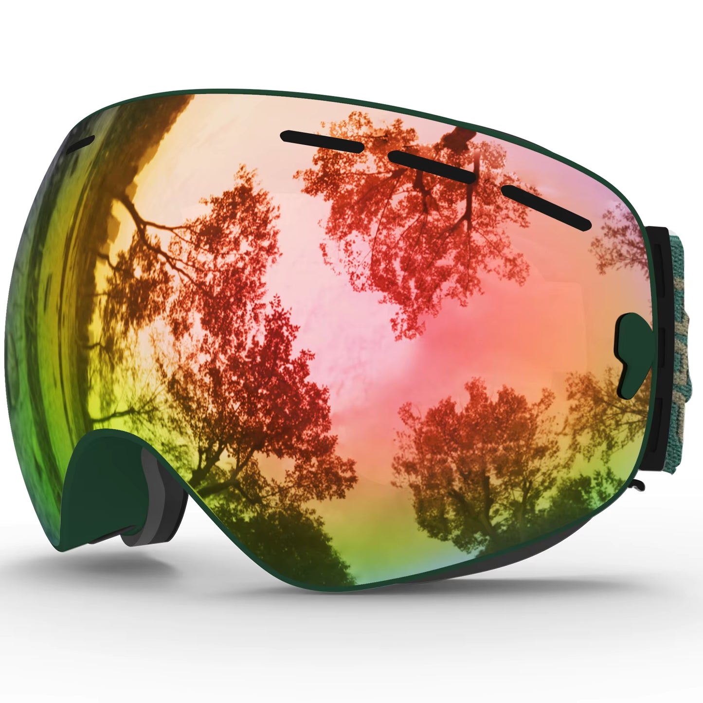Ski Goggles,Winter Snow Sports Goggles with Anti-Fog UV Protection for Men Women Youth Interchangeable Lens - Premium Goggles