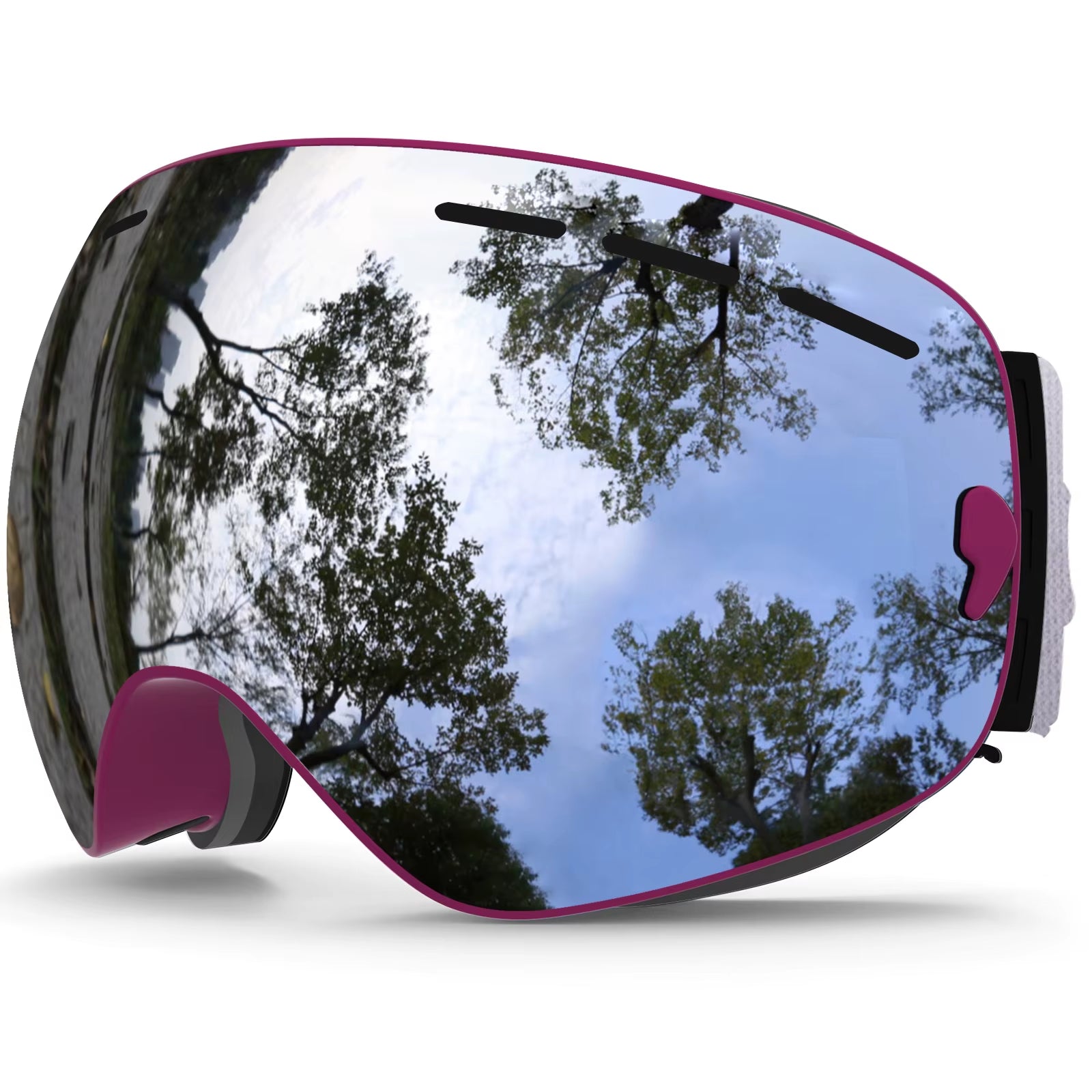 Ski Goggles,Winter Snow Sports Goggles with Anti-Fog UV Protection for Men Women Youth Interchangeable Lens - Premium Goggles